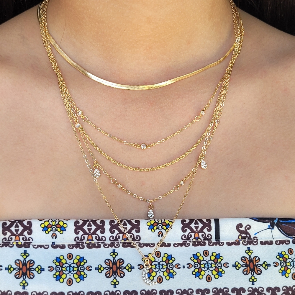 Moon Layered necklace